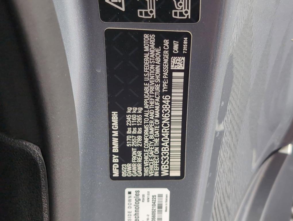 used 2024 BMW M4 car, priced at $70,996