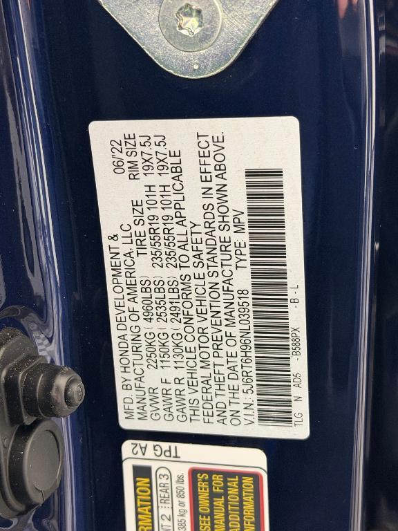 used 2022 Honda CR-V Hybrid car, priced at $33,499