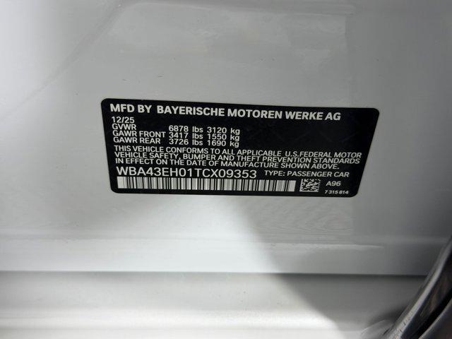 new 2026 BMW 750e car, priced at $116,225