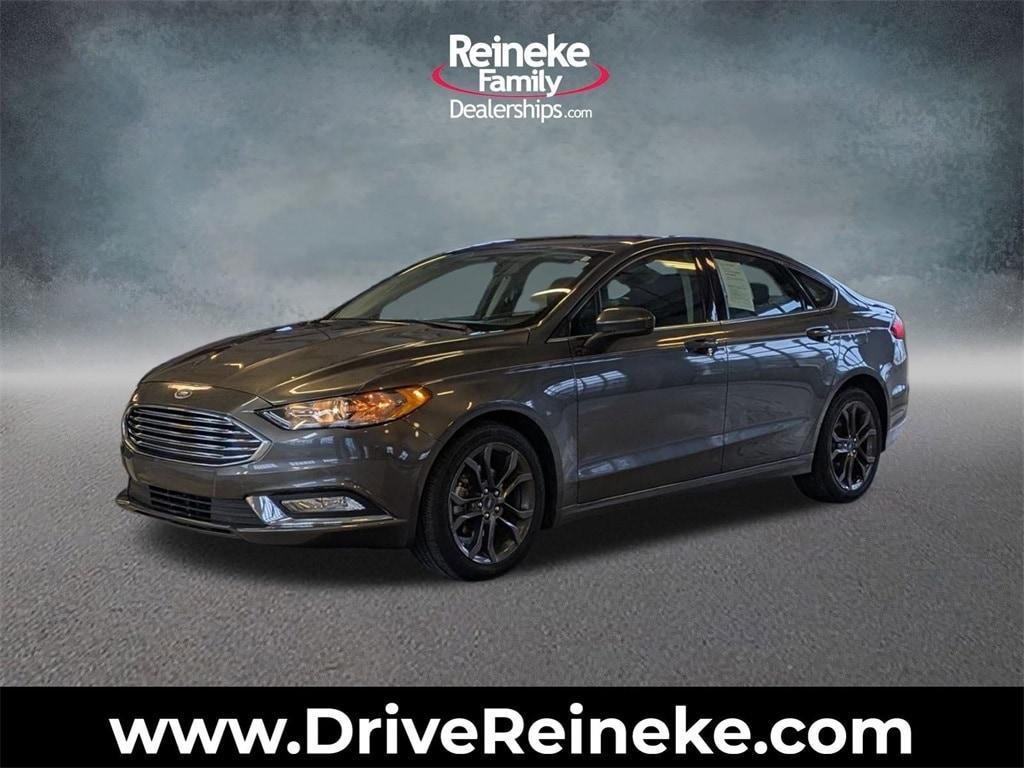 used 2018 Ford Fusion car, priced at $12,011