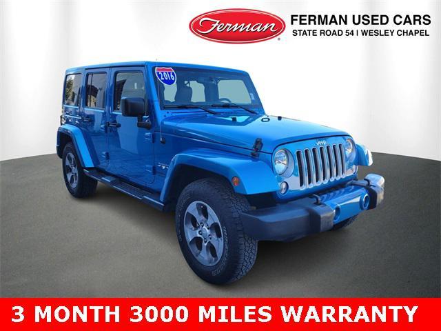 used 2016 Jeep Wrangler Unlimited car, priced at $16,995