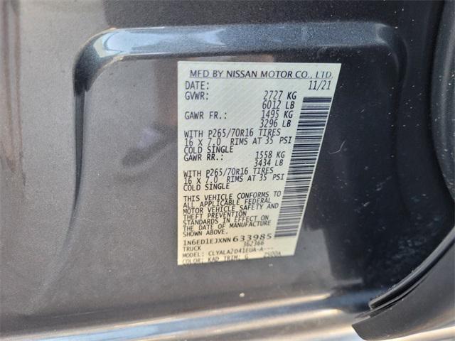 used 2022 Nissan Frontier car, priced at $22,919