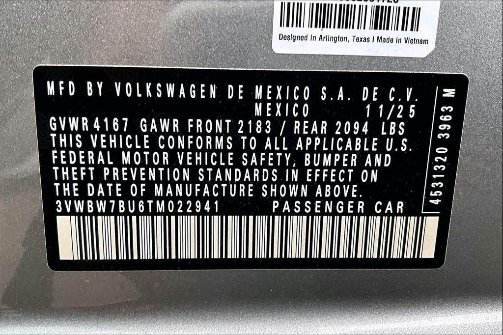 new 2026 Volkswagen Jetta car, priced at $26,564