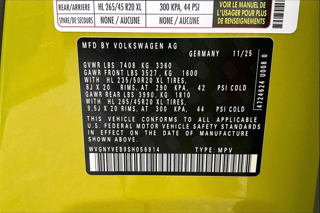 new 2025 Volkswagen ID. Buzz car, priced at $67,895