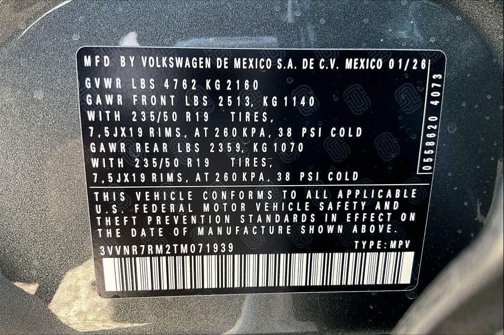 new 2026 Volkswagen Tiguan car, priced at $36,193