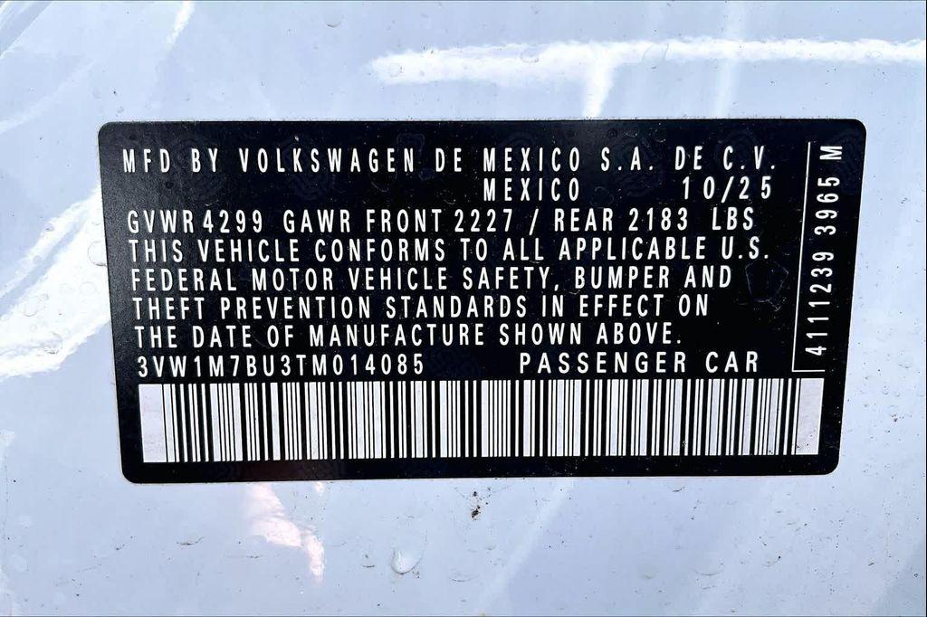 new 2026 Volkswagen Jetta GLI car, priced at $35,384