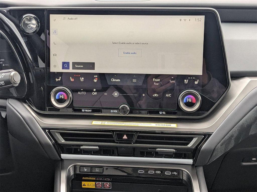 new 2026 Lexus TX 500h car, priced at $81,455