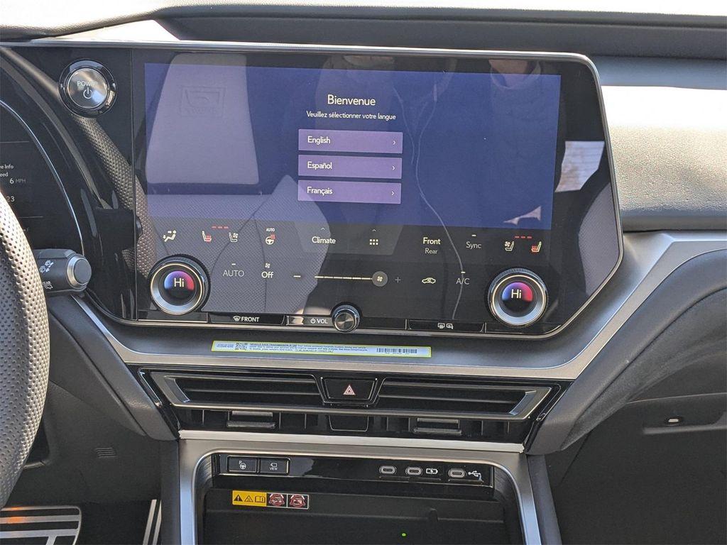 new 2026 Lexus TX 500h car, priced at $75,118