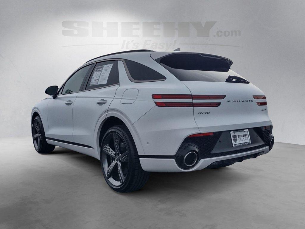 used 2024 Genesis GV70 car, priced at $46,495