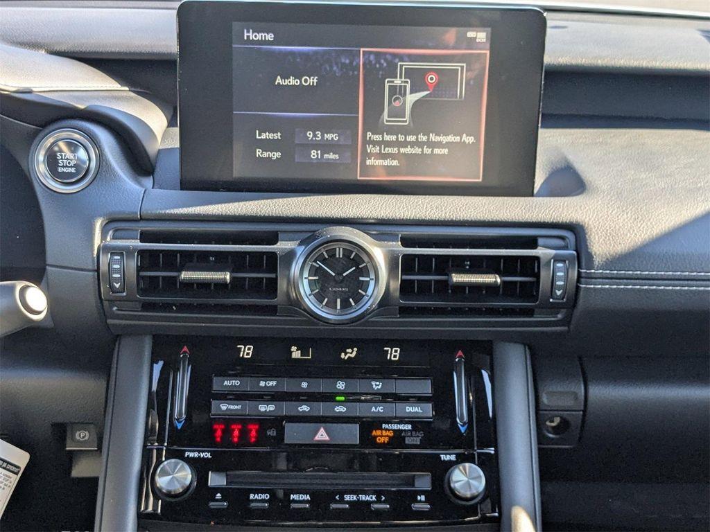 new 2025 Lexus IS 350 car, priced at $51,555