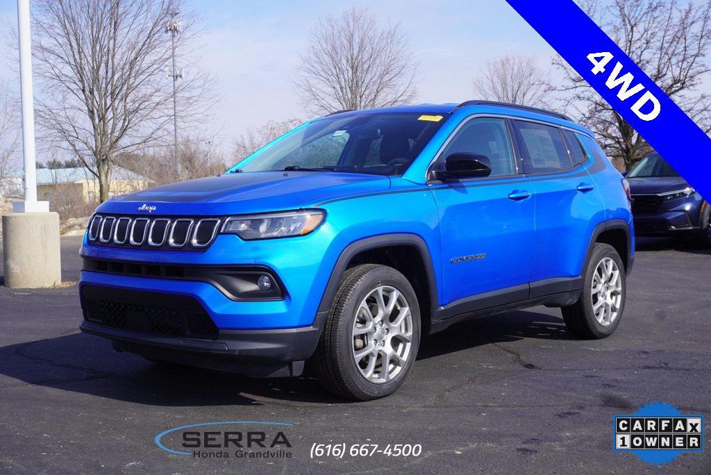 used 2022 Jeep Compass car, priced at $21,577