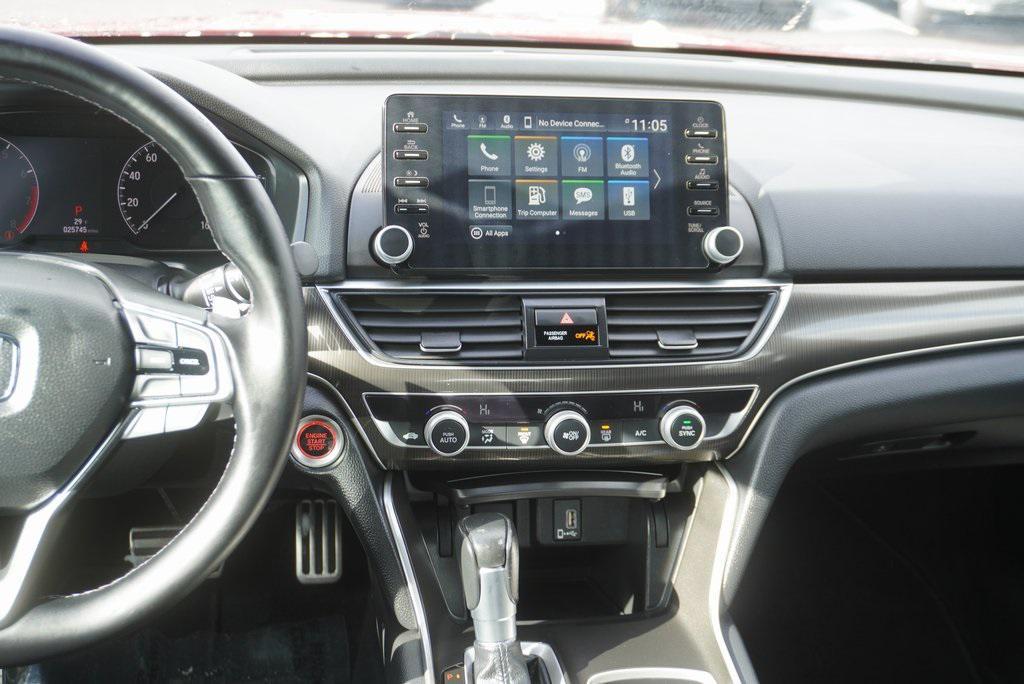 used 2020 Honda Accord car, priced at $22,500