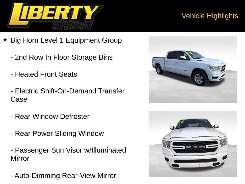 used 2023 Ram 1500 car, priced at $36,999