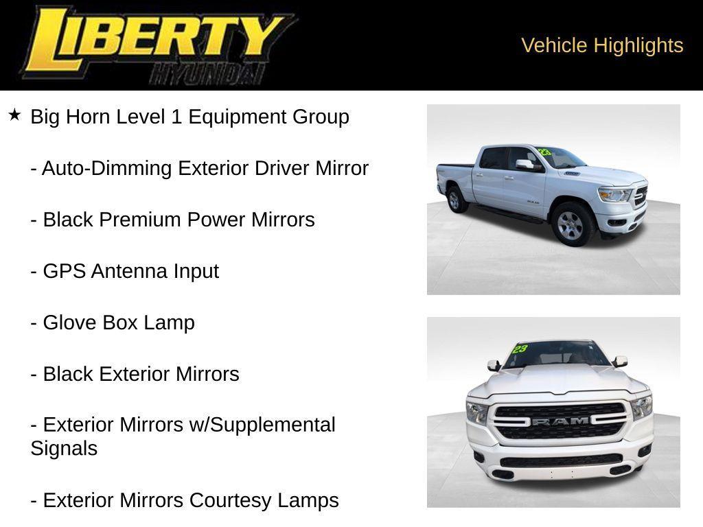 used 2023 Ram 1500 car, priced at $36,999