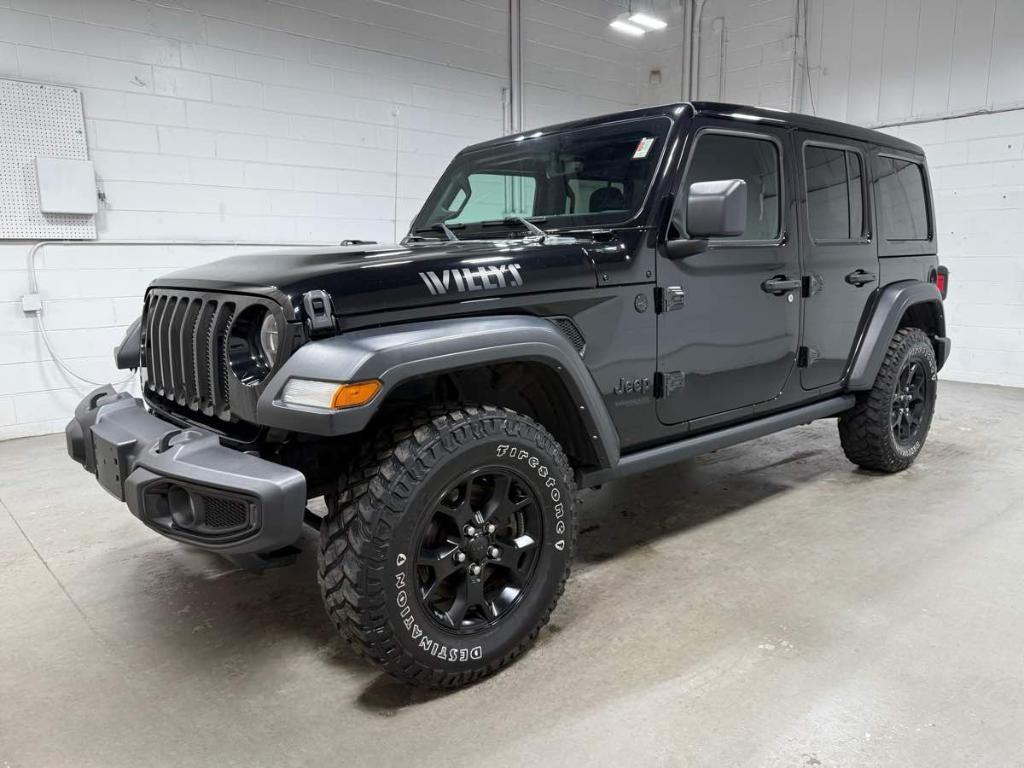 used 2022 Jeep Wrangler Unlimited car, priced at $33,985
