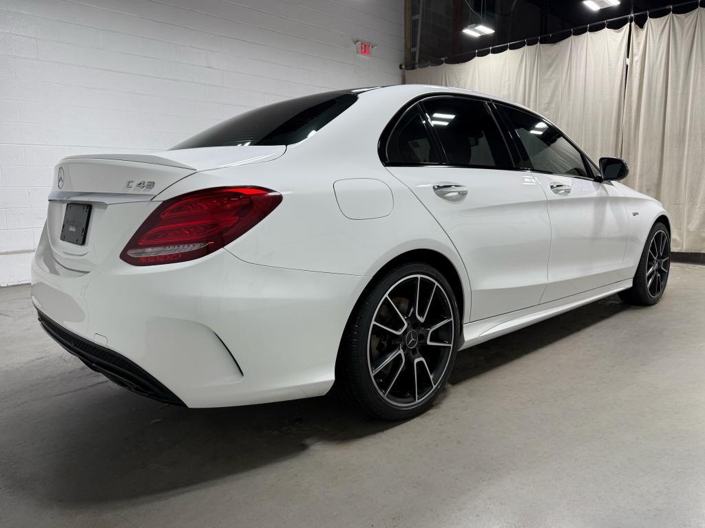 used 2018 Mercedes-Benz AMG C 43 car, priced at $29,985
