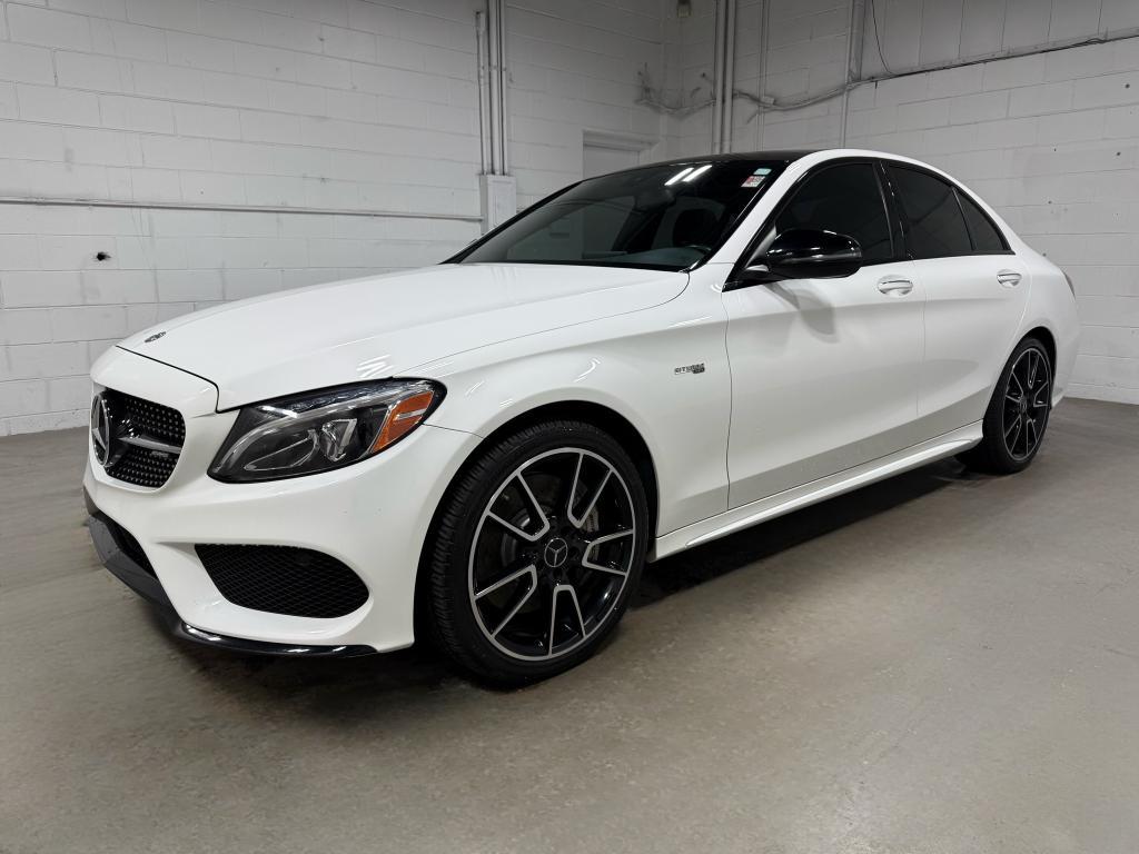 used 2018 Mercedes-Benz AMG C 43 car, priced at $29,985