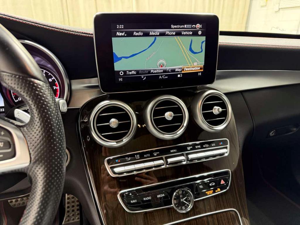 used 2018 Mercedes-Benz AMG C 43 car, priced at $29,985