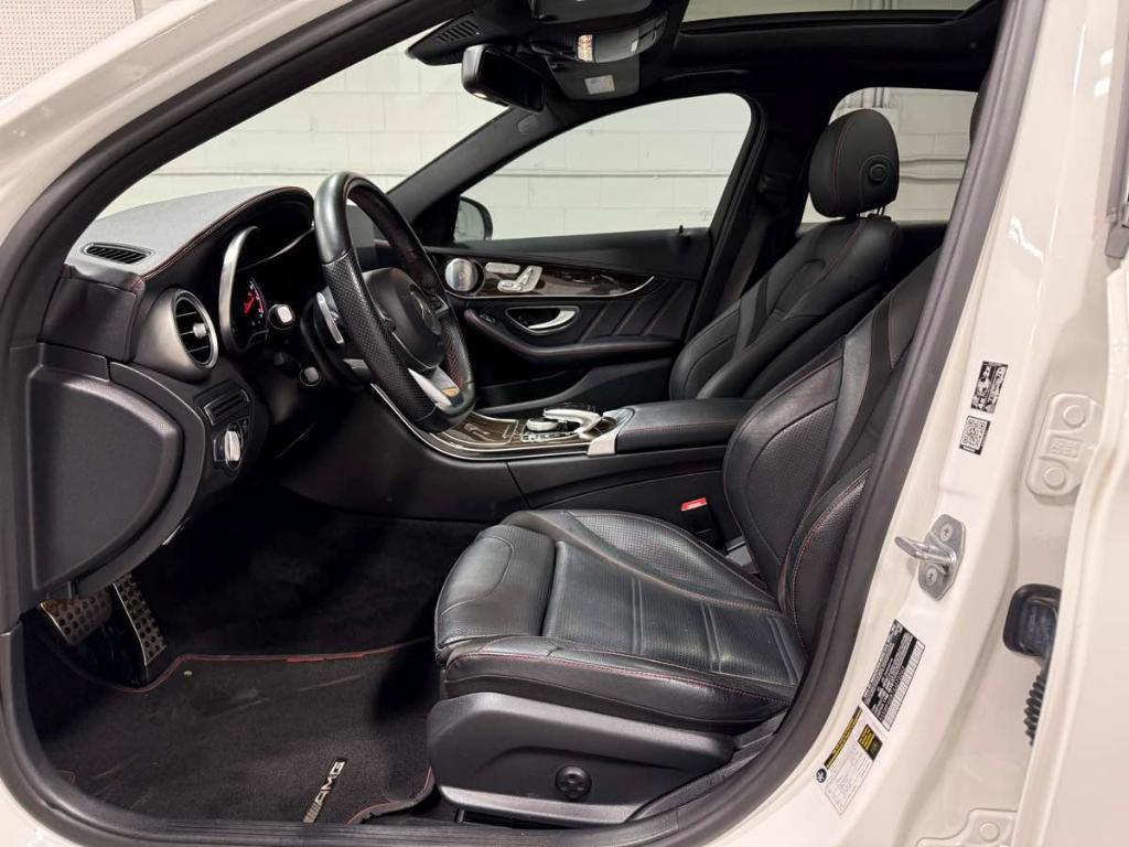 used 2018 Mercedes-Benz AMG C 43 car, priced at $29,985