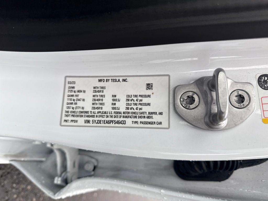 used 2023 Tesla Model 3 car, priced at $27,671