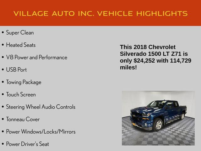 used 2018 Chevrolet Silverado 1500 car, priced at $24,252