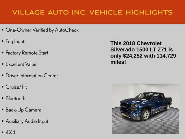 used 2018 Chevrolet Silverado 1500 car, priced at $24,252