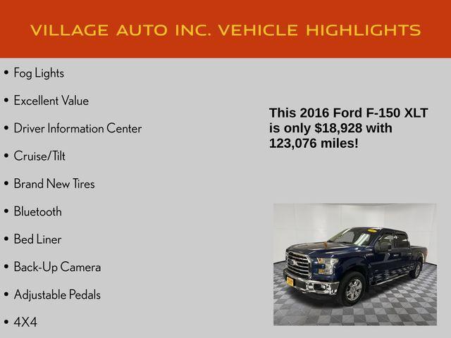 used 2016 Ford F-150 car, priced at $19,327