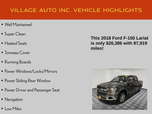 used 2018 Ford F-150 car, priced at $26,785