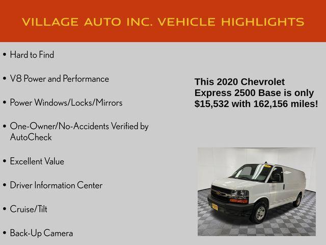 used 2020 Chevrolet Express 2500 car, priced at $15,532