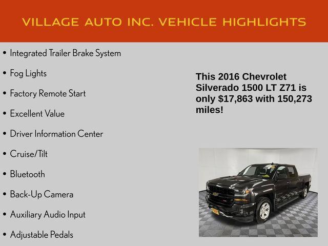 used 2016 Chevrolet Silverado 1500 car, priced at $17,863