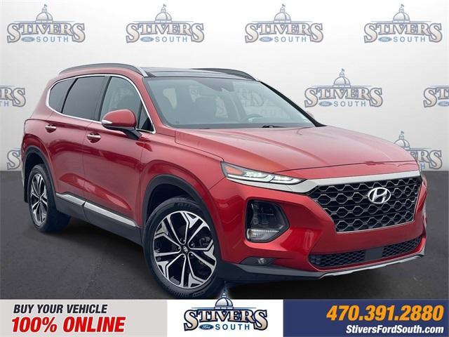 used 2019 Hyundai Santa Fe car, priced at $15,480