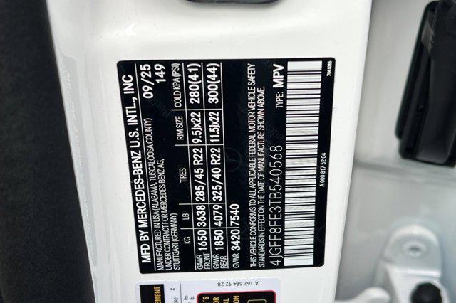 new 2026 Mercedes-Benz GLS 580 car, priced at $124,935