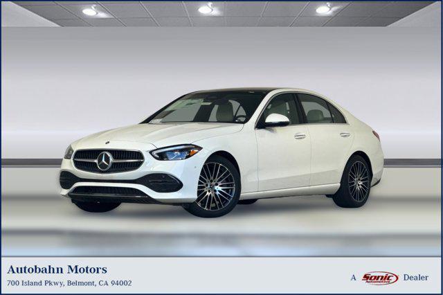 new 2025 Mercedes-Benz C-Class car, priced at $52,885