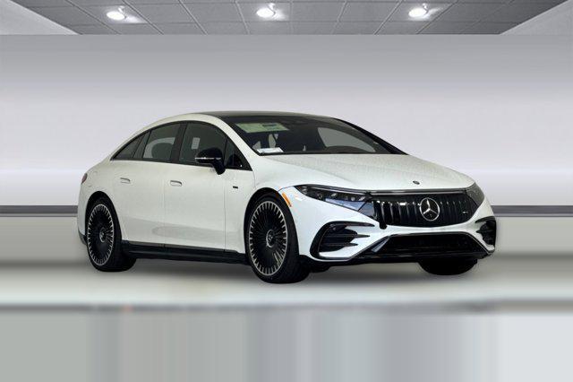new 2025 Mercedes-Benz AMG EQS car, priced at $154,435