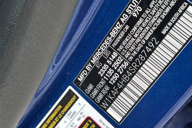 new 2025 Mercedes-Benz C-Class car, priced at $54,435