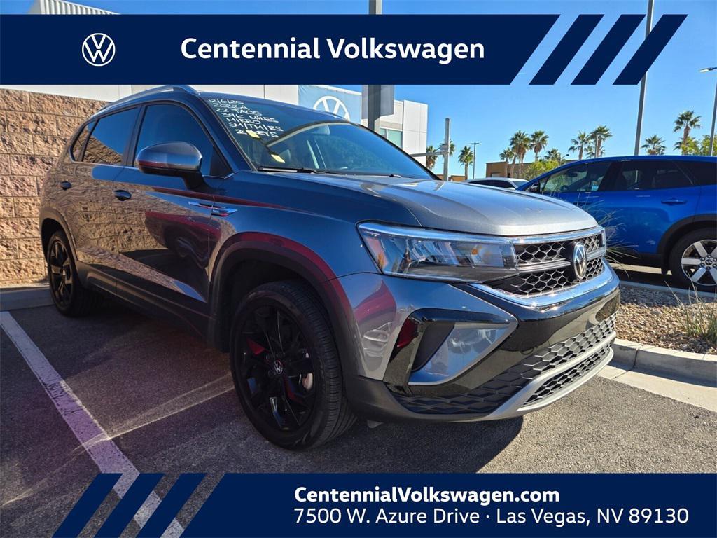 used 2022 Volkswagen Taos car, priced at $17,888