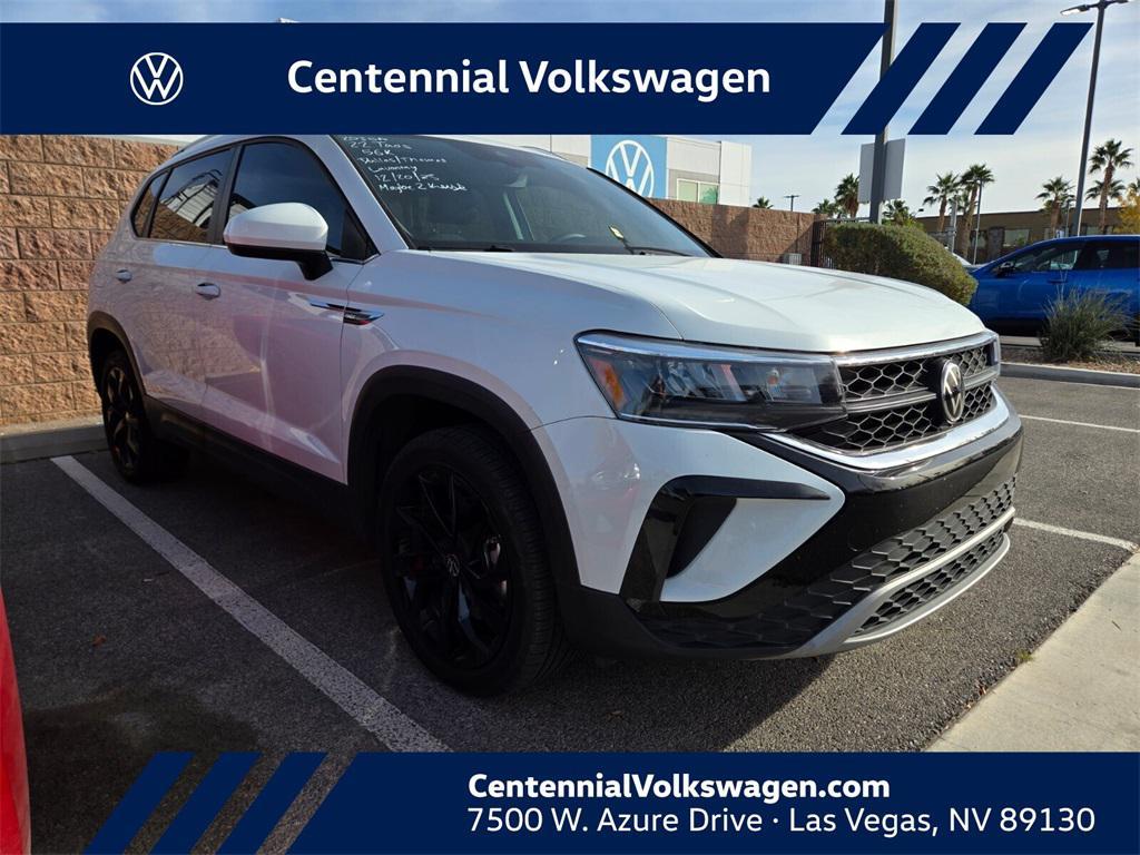 used 2022 Volkswagen Taos car, priced at $16,988