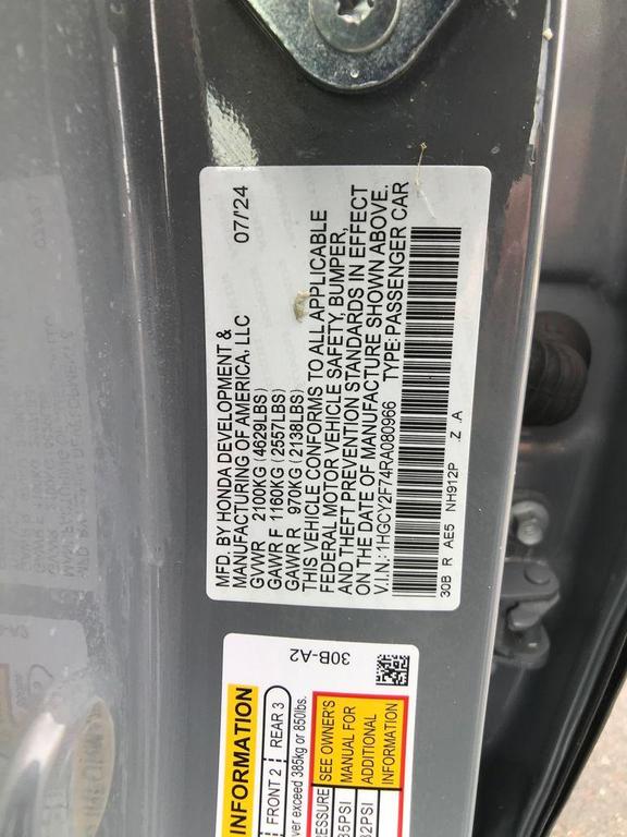 used 2024 Honda Accord Hybrid car, priced at $28,977