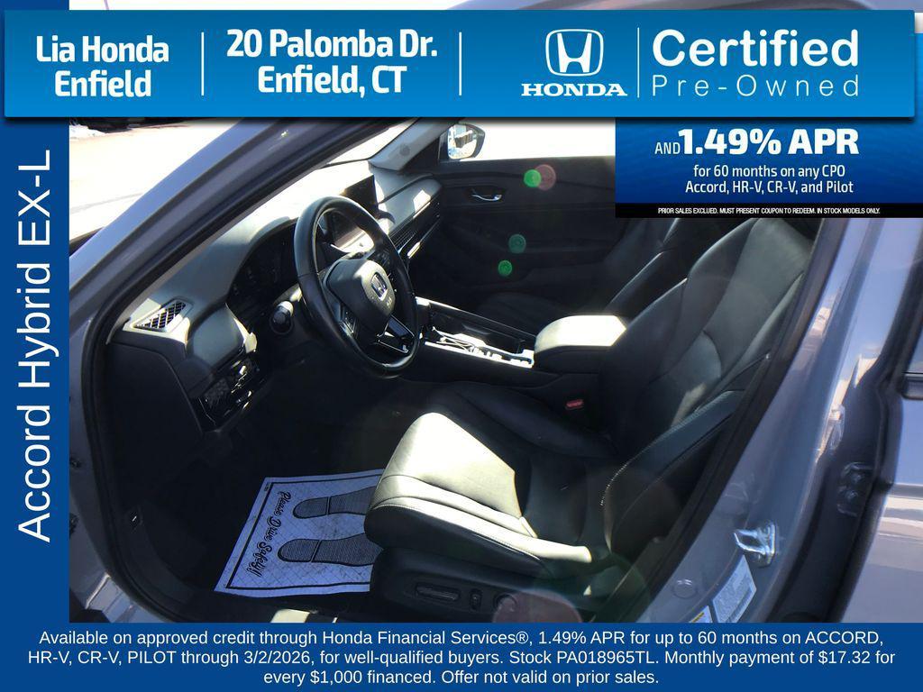 used 2023 Honda Accord Hybrid car, priced at $27,977