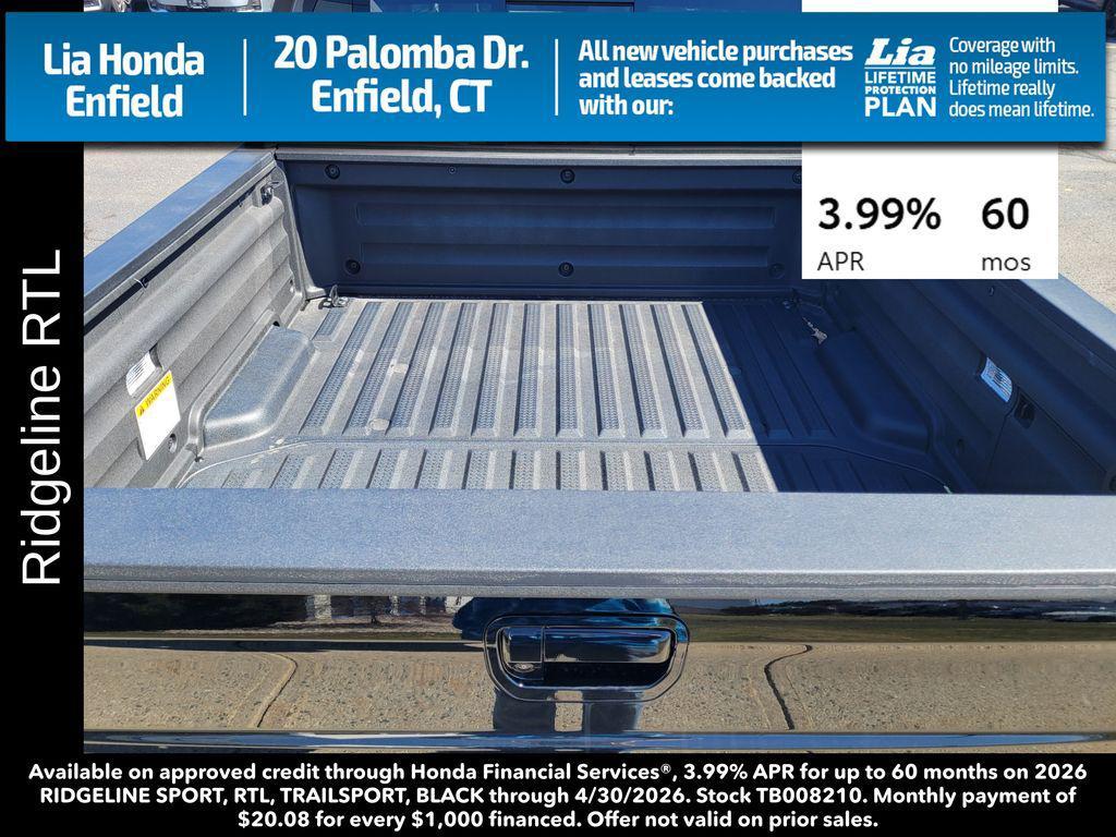 new 2026 Honda Ridgeline car, priced at $45,690