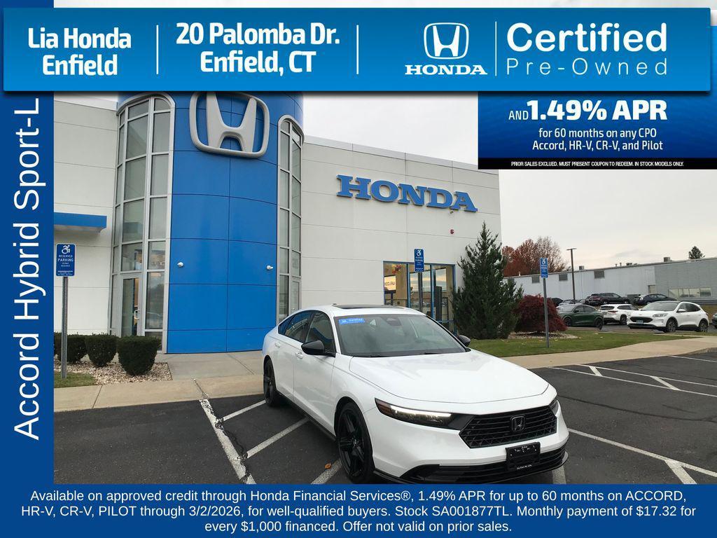 used 2025 Honda Accord Hybrid car, priced at $27,977