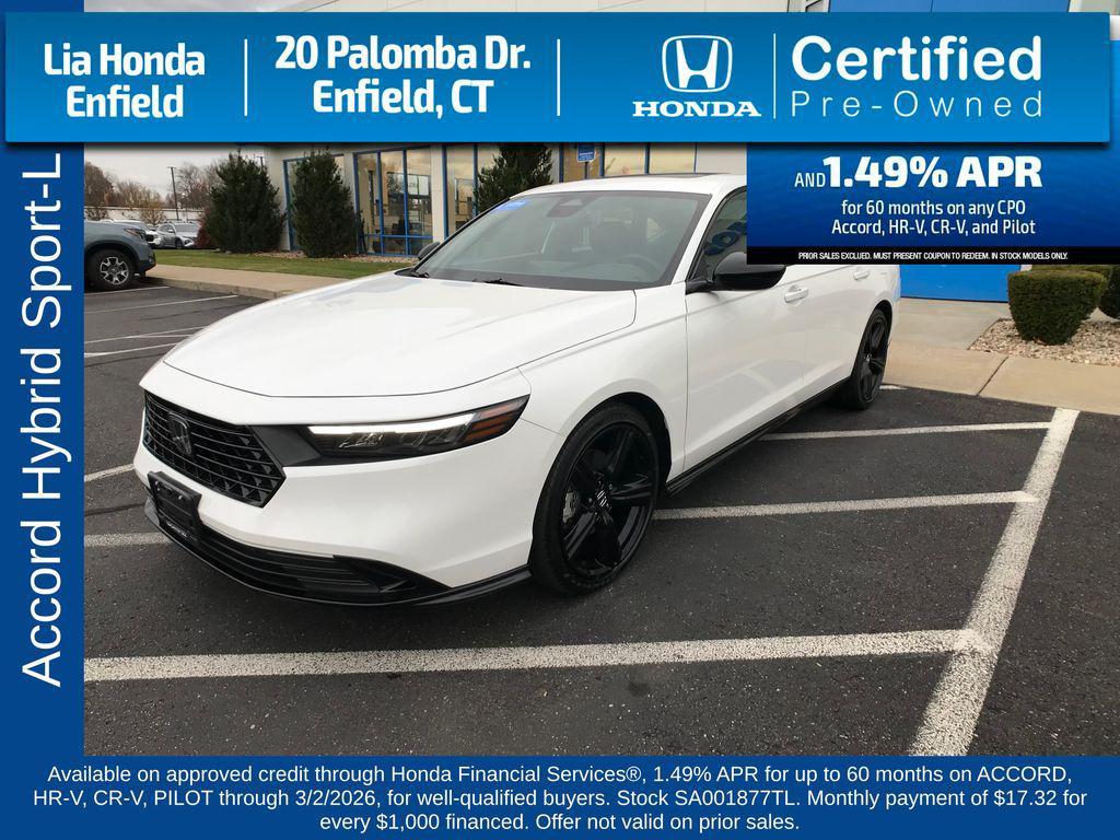 used 2025 Honda Accord Hybrid car, priced at $27,977
