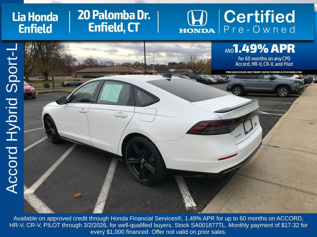 used 2025 Honda Accord Hybrid car, priced at $27,977