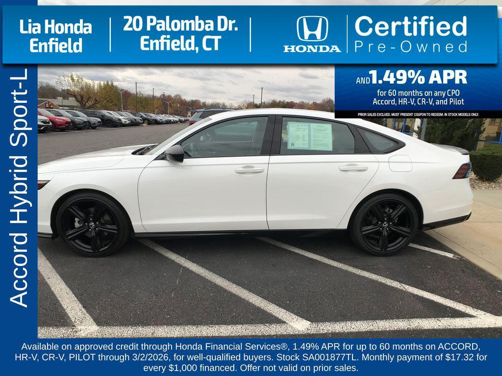 used 2025 Honda Accord Hybrid car, priced at $27,977