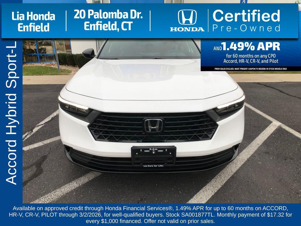 used 2025 Honda Accord Hybrid car, priced at $27,977