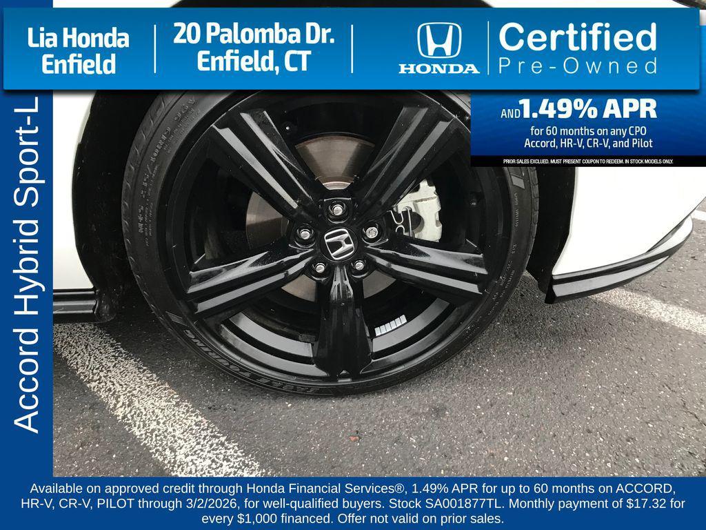 used 2025 Honda Accord Hybrid car, priced at $27,977