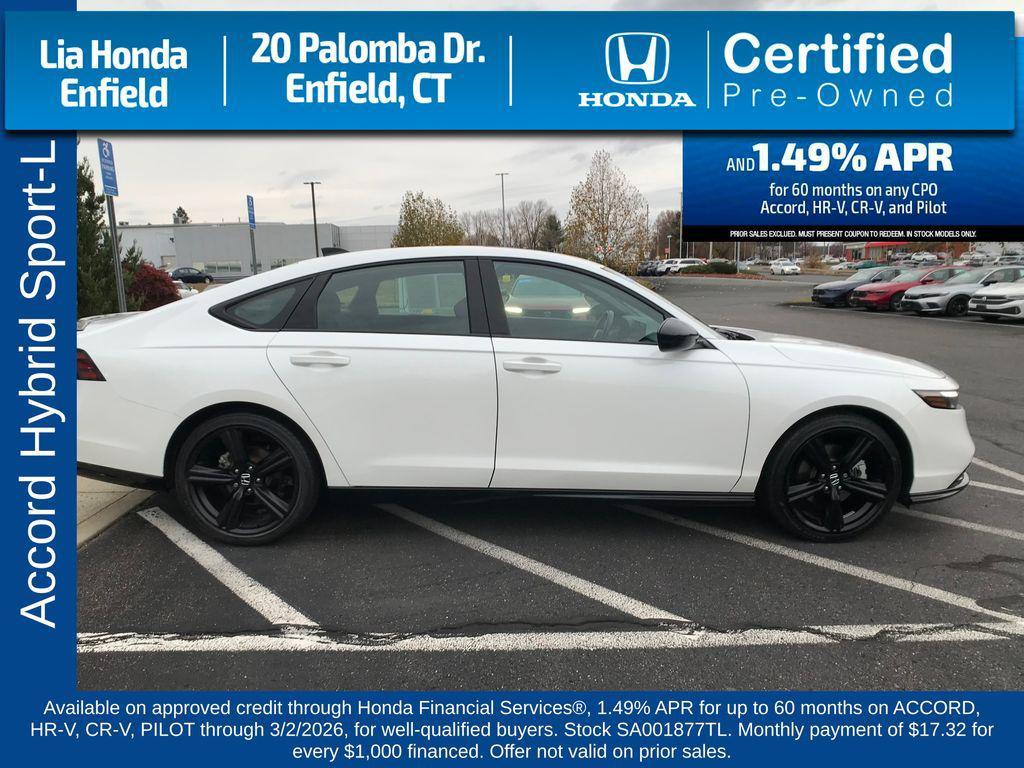 used 2025 Honda Accord Hybrid car, priced at $27,977