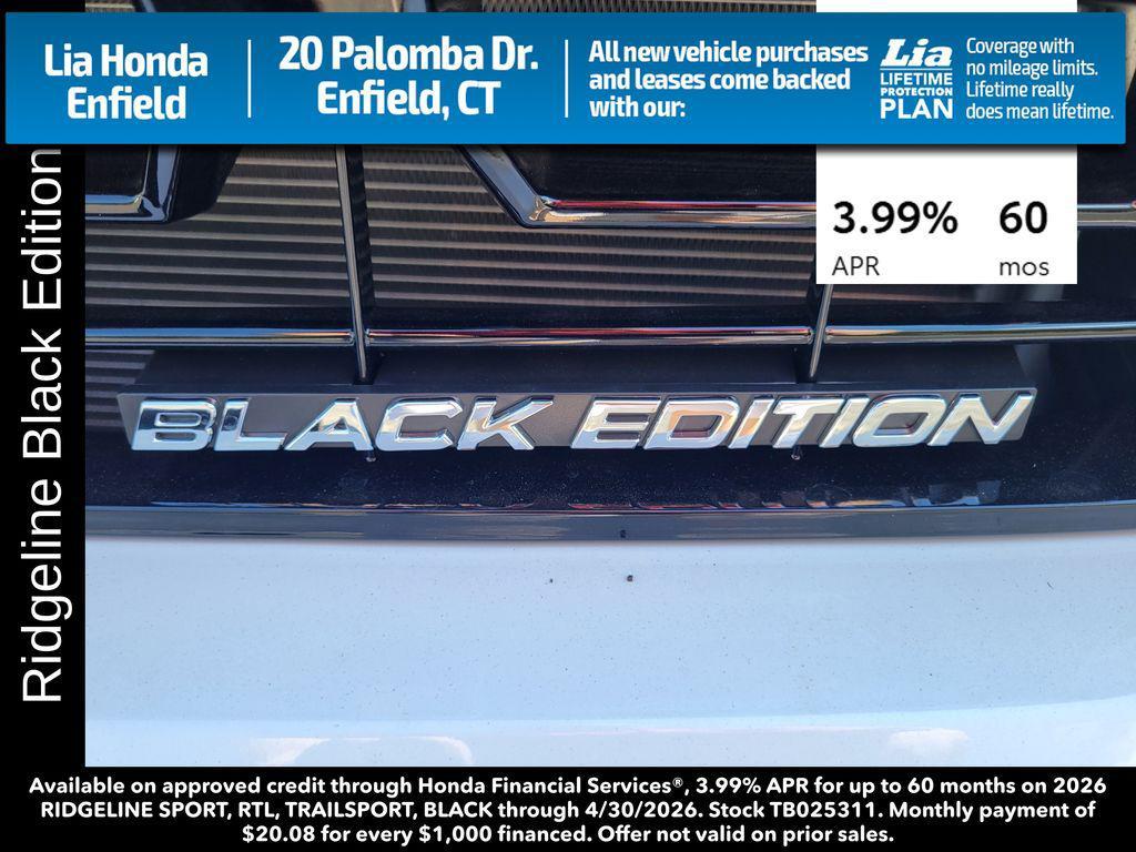 new 2026 Honda Ridgeline car, priced at $49,565