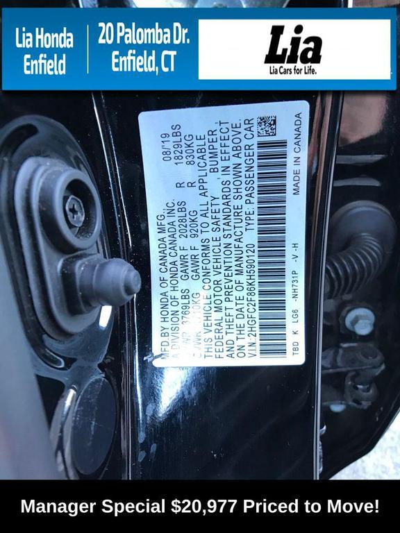 used 2019 Honda Civic car, priced at $20,977