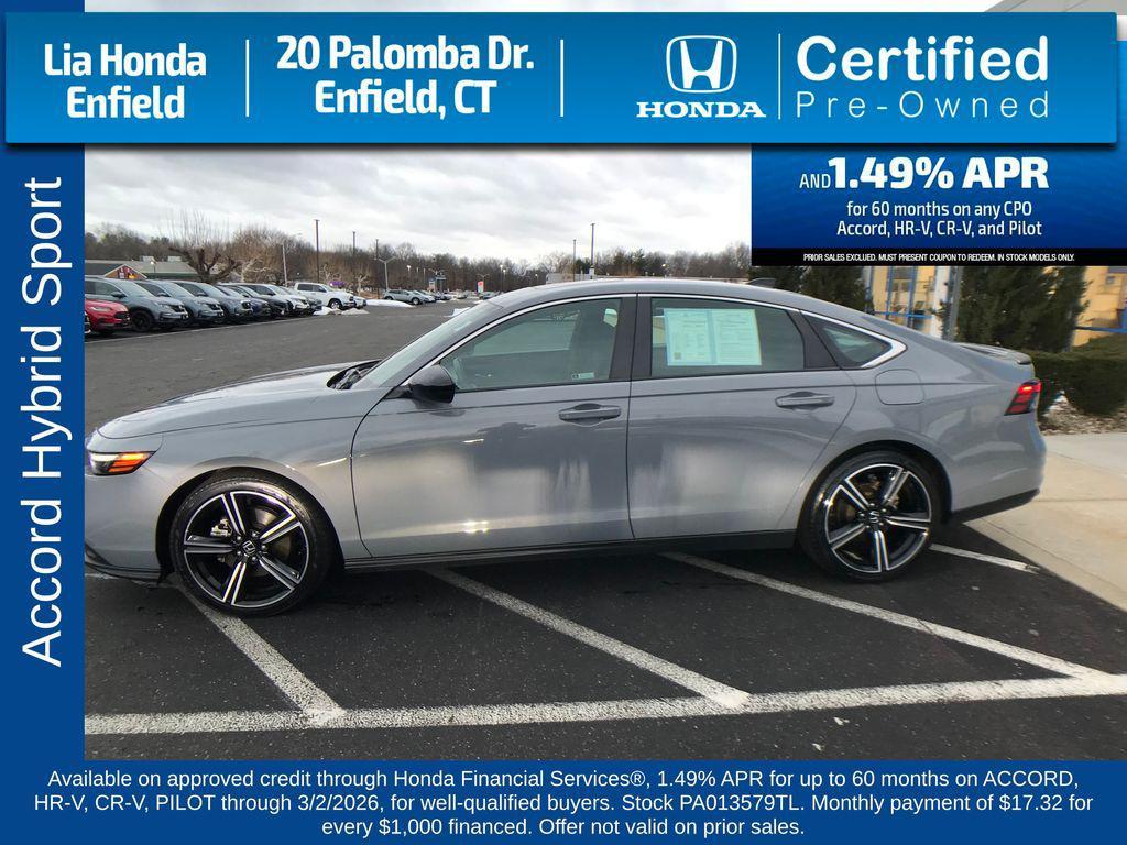 used 2023 Honda Accord Hybrid car, priced at $25,977